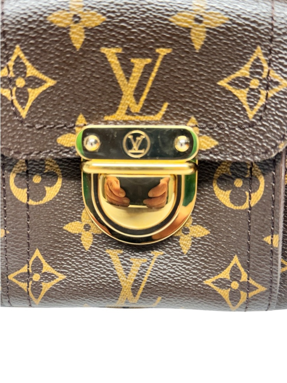 Louis Vuitton Manhattan Top Handle Bag PM Brown Canvas - Picture 4 of 16